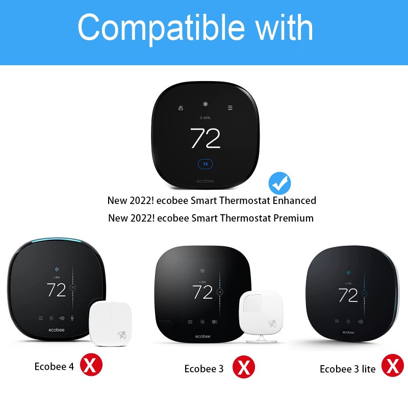 هولاكا قوس لوحة الحائط لعام 2022 الجديد! ecobee منظم الحرارة الذكي Premium الجديد 2022! ecobee منظم الحرارة الذكي المحسن - Image 2